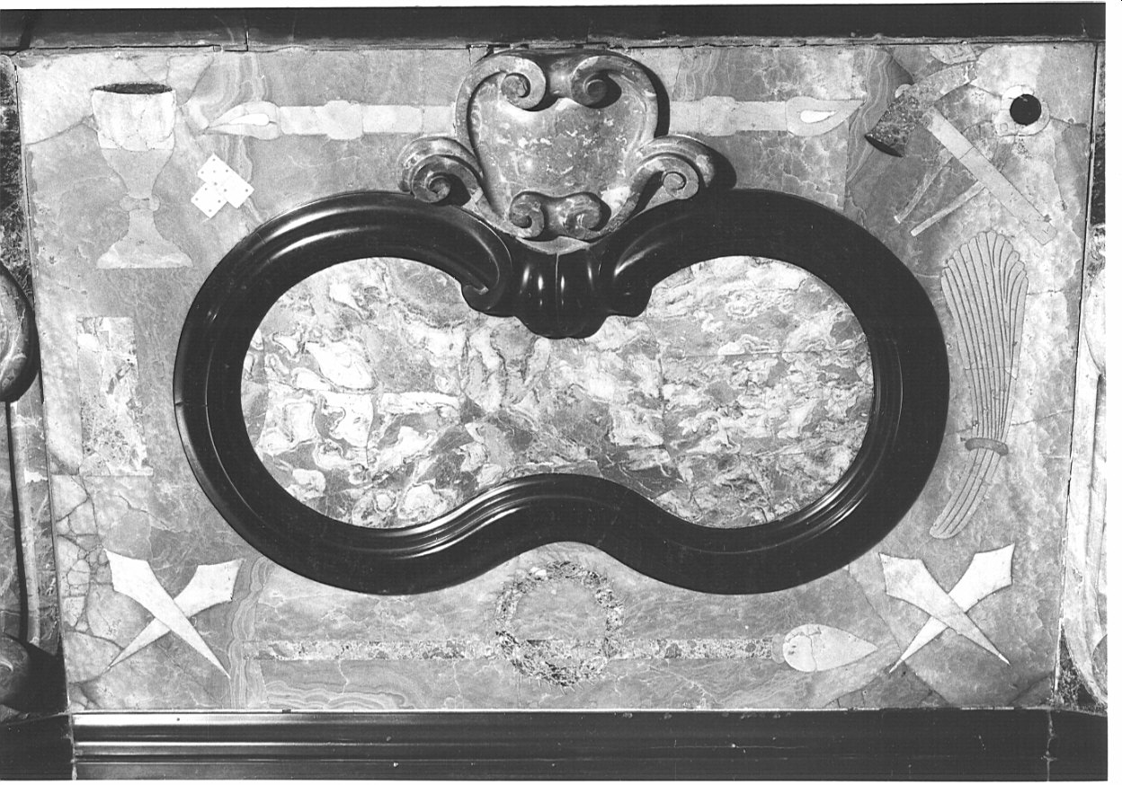 paliotto, elemento d'insieme - bottega lombarda (sec. XIX)