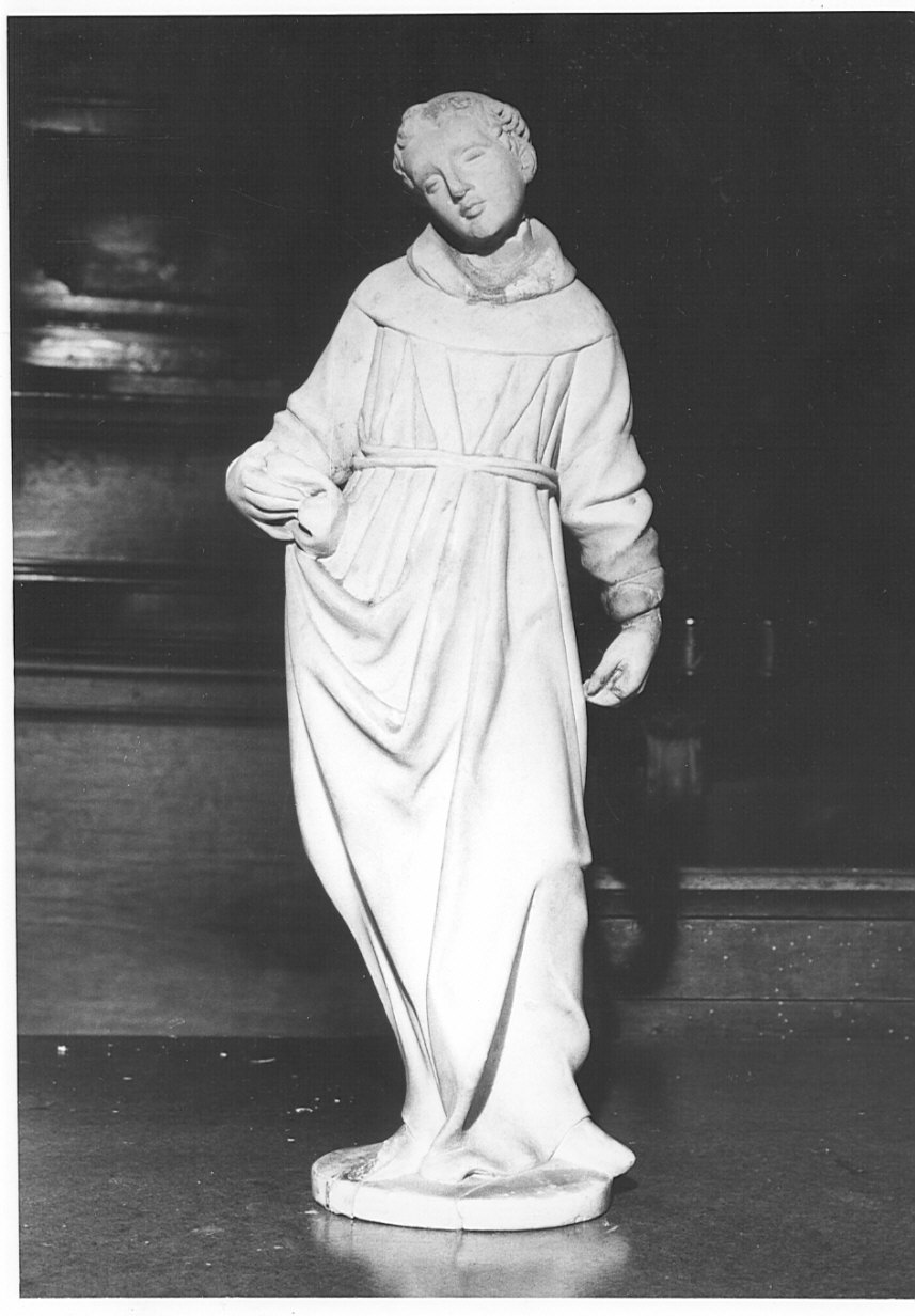 frate (statua, elemento d'insieme) - bottega italiana (sec. XIX)