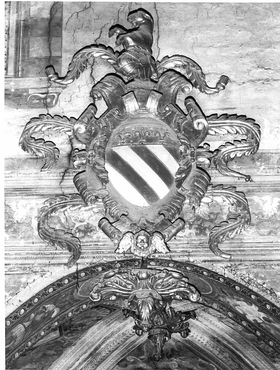 stemma della famiglia Fissiraga (rilievo, opera isolata) - bottega italiana (sec. XVI)
