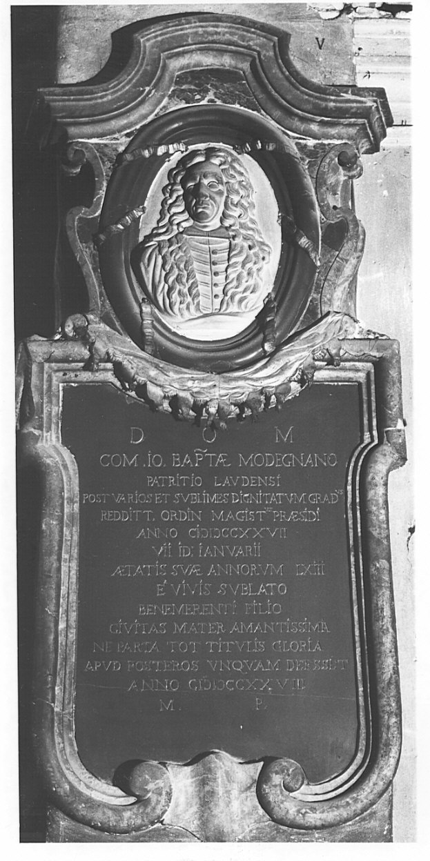 lapide commemorativa, opera isolata - bottega italiana (sec. XVIII)