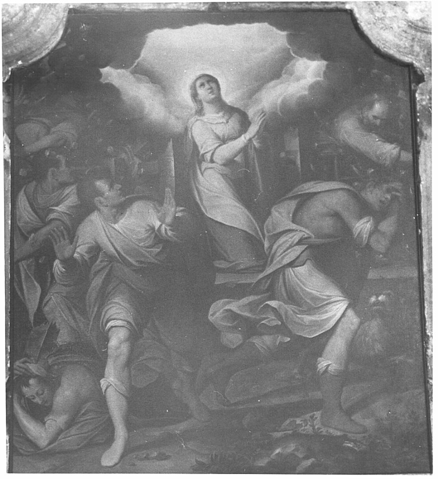 martirio di Santa Caterina d'Alessandria (dipinto, opera isolata) di Procaccini Camillo (attribuito) (prima metà sec. XVII)