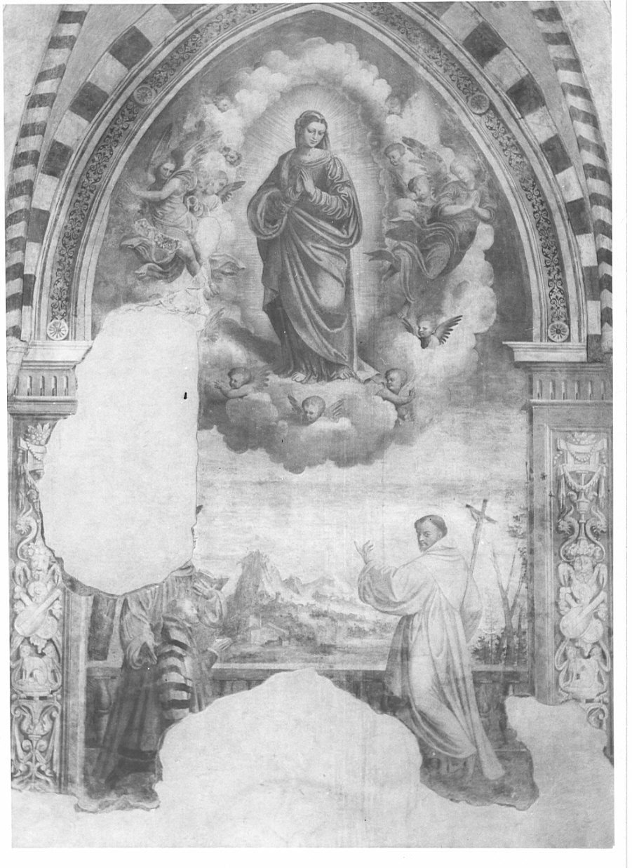 assunzione della Madonna (dipinto, opera isolata) di Piazza Callisto (metà sec. XVI)