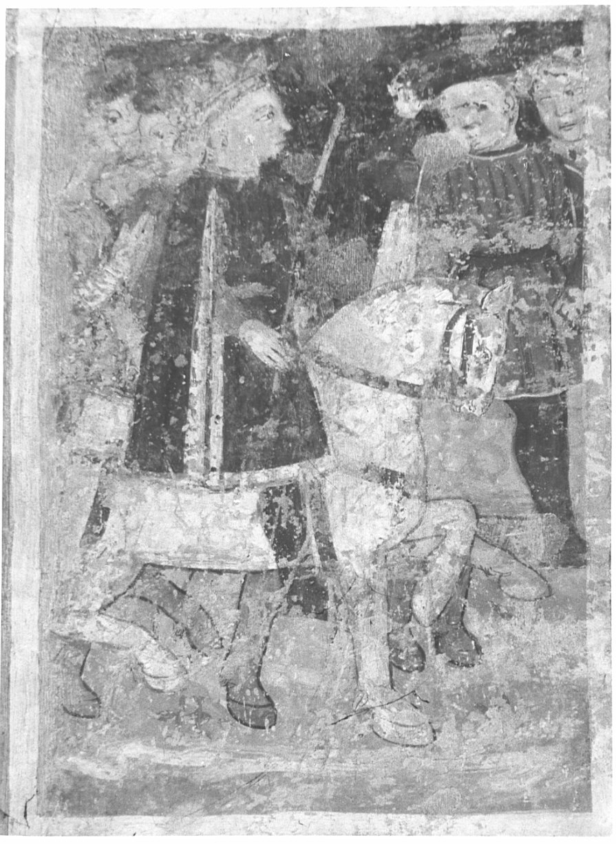 episodio della vita di Santa Margherita (dipinto, elemento d'insieme) - ambito italiano (sec. XV)