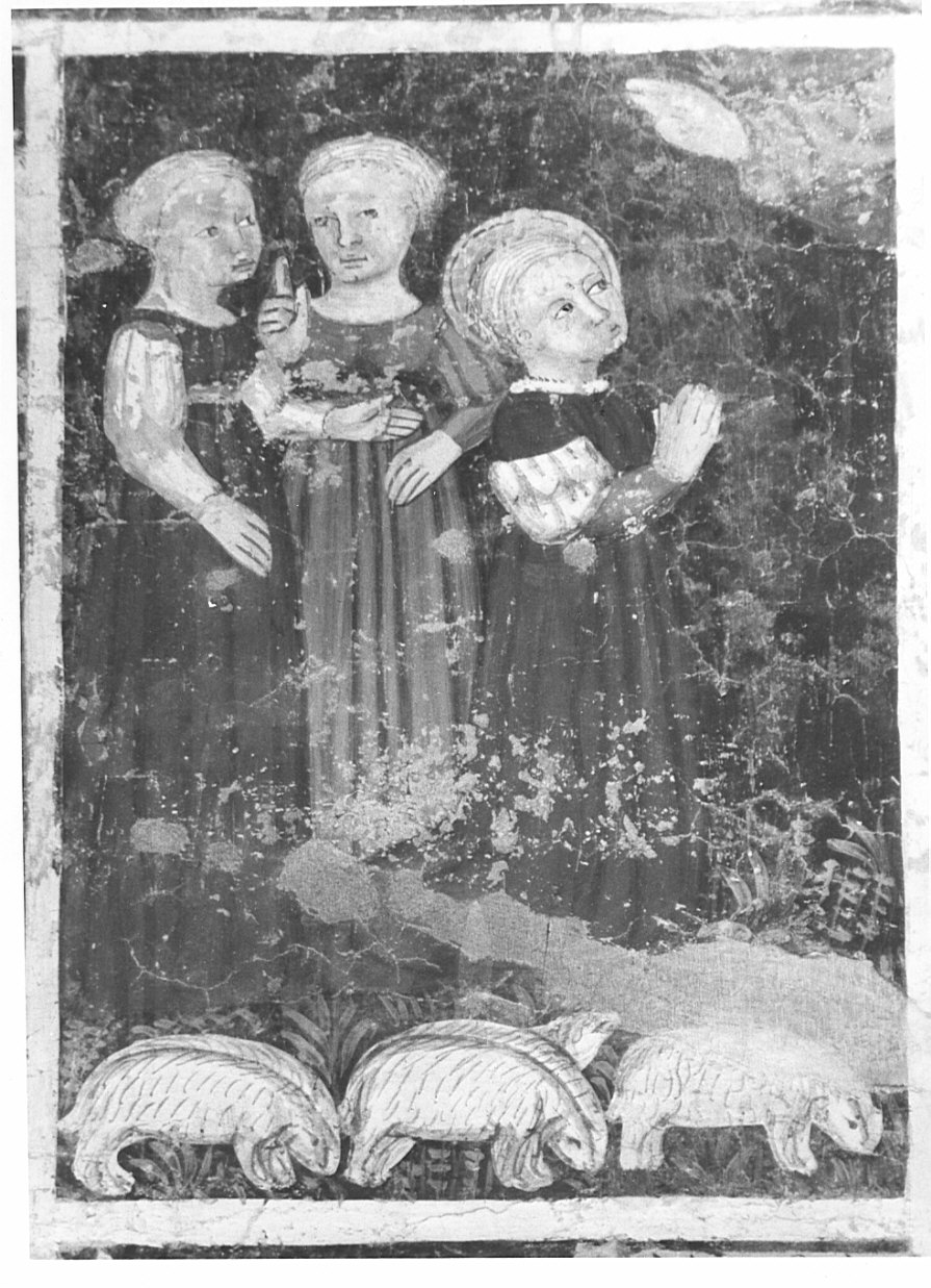 episodio della vita di Santa Margherita (dipinto, elemento d'insieme) - ambito italiano (sec. XV)