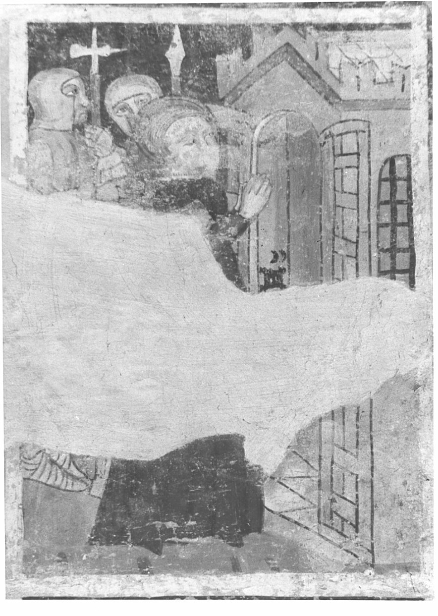 episodio della vita di Santa Margherita (dipinto, elemento d'insieme) - ambito italiano (sec. XV)