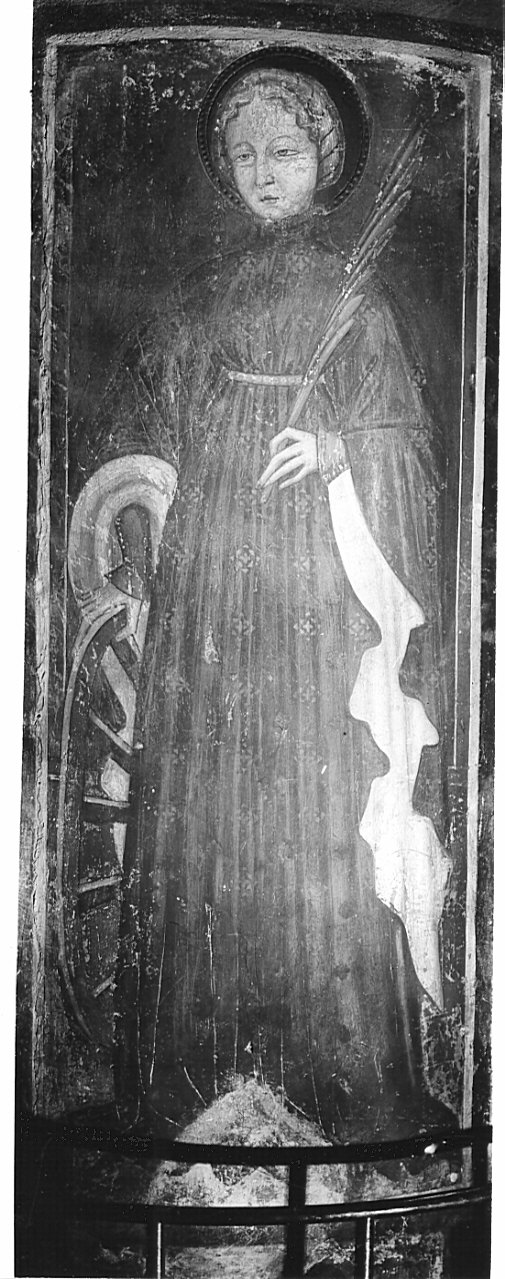 Santa Caterina d'Alessandria (dipinto, opera isolata) - ambito lombardo (fine/inizio secc. XIV/ XV)