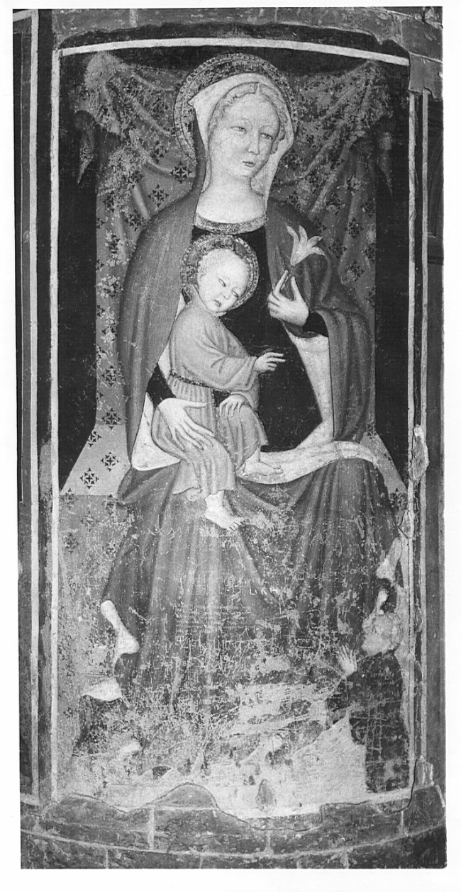 Madonna con Bambino (dipinto, opera isolata) - ambito lombardo (inizio sec. XV)