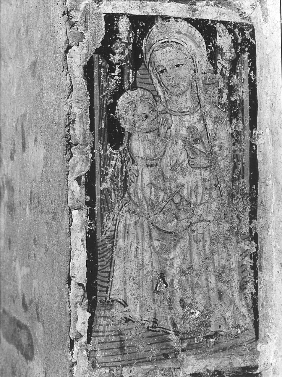 Madonna del Latte (dipinto, opera isolata) - ambito lombardo (prima metà sec. XV)