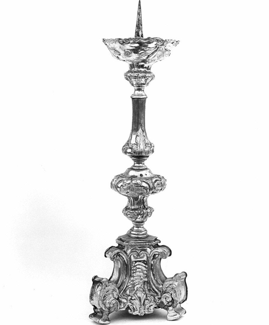 candeliere, coppia - bottega lombarda (sec. XVIII)