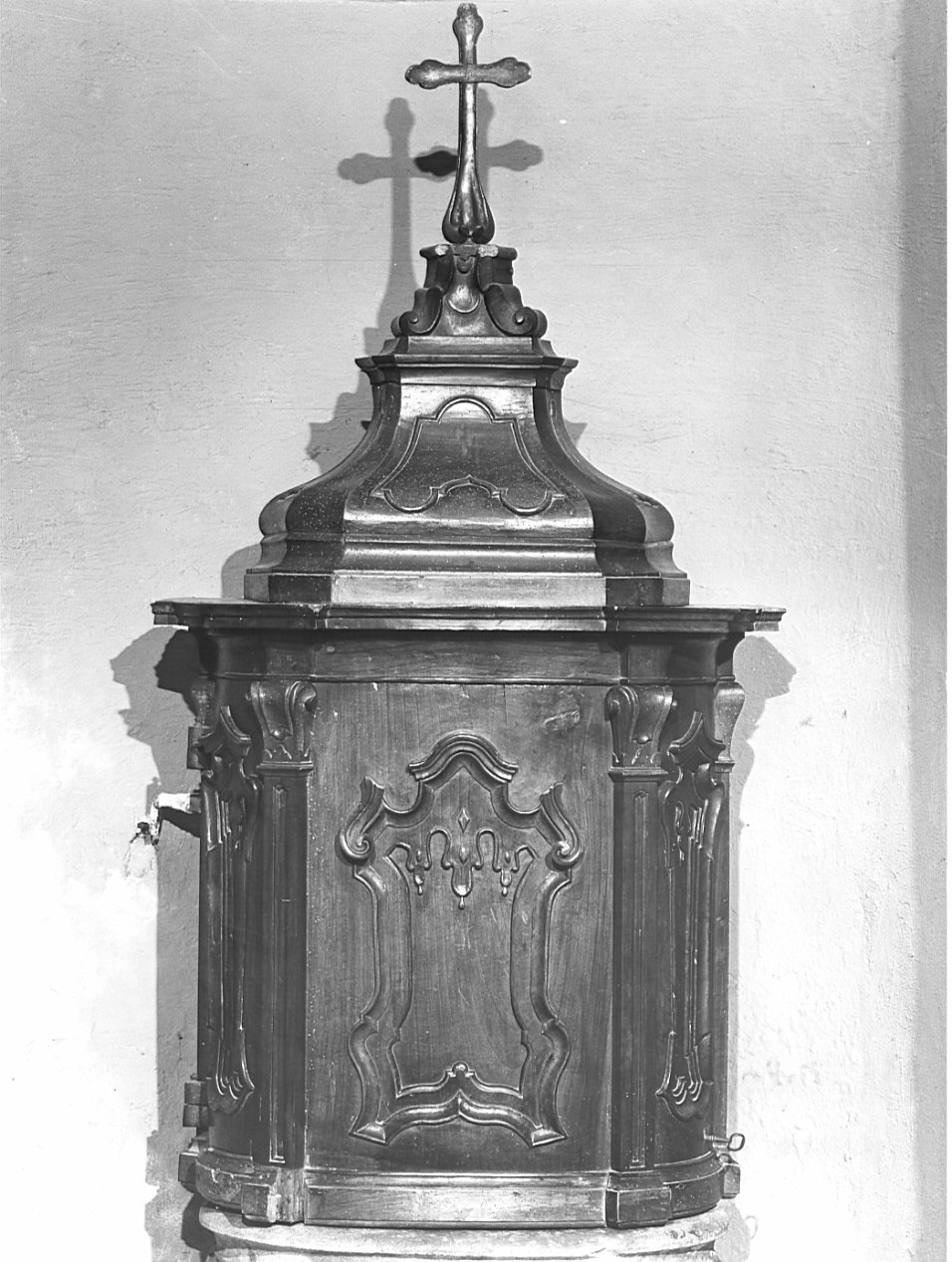 coperchio del fonte battesimale, opera isolata - bottega lombarda (sec. XVIII)