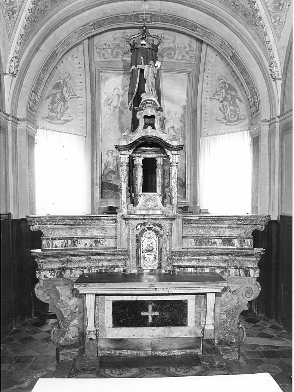 altare maggiore, opera isolata - bottega lombarda (sec. XVIII)