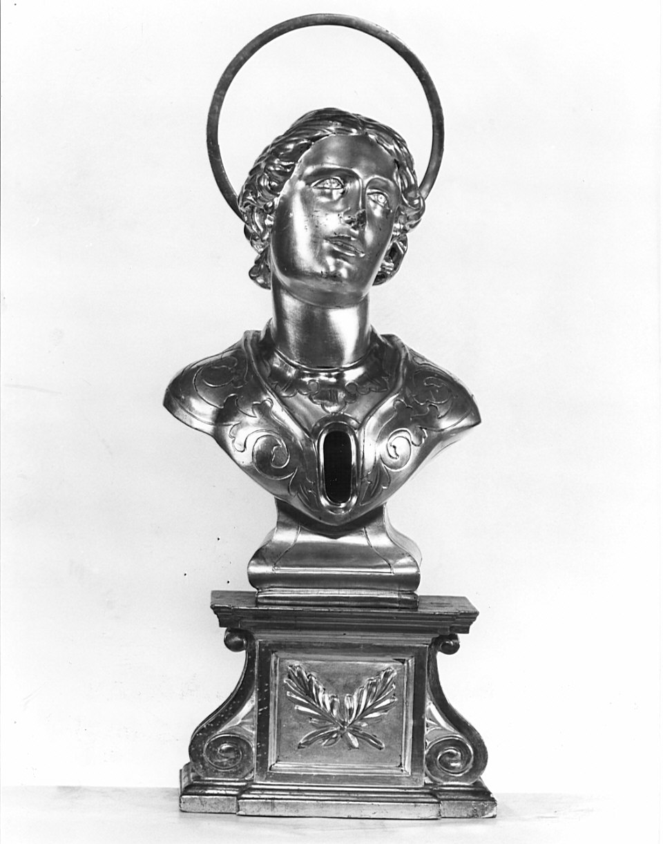 Santa martire (reliquiario - a busto, opera isolata) - bottega lombarda (sec. XIX)