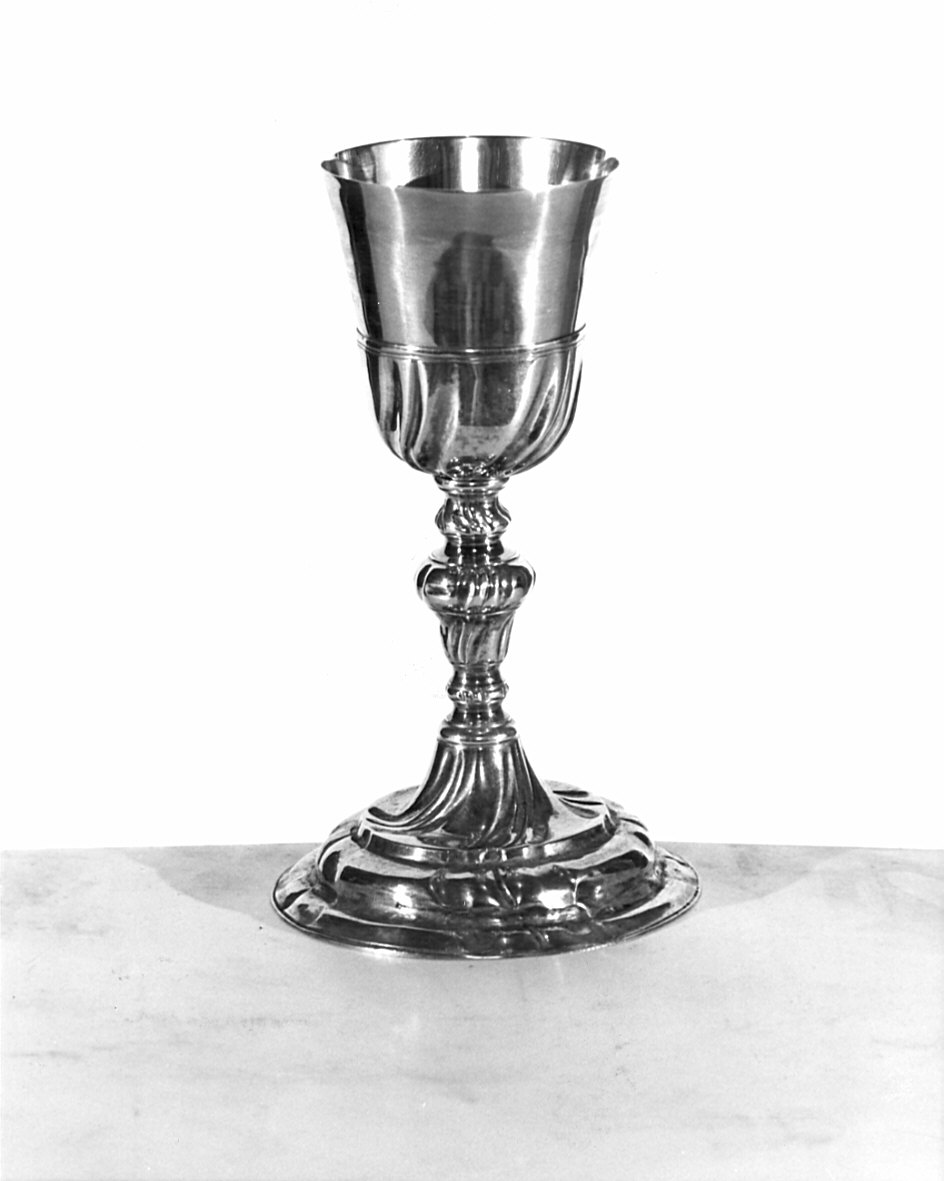 calice, opera isolata - bottega lombarda (fine/inizio secc. XVIII/ XIX)