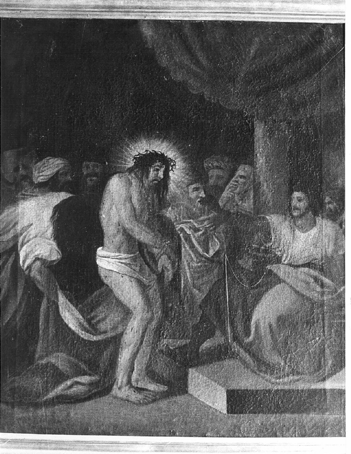 stazione I: Gesù condannato a morte (Via Crucis, elemento d'insieme) - ambito lombardo (sec. XIX)