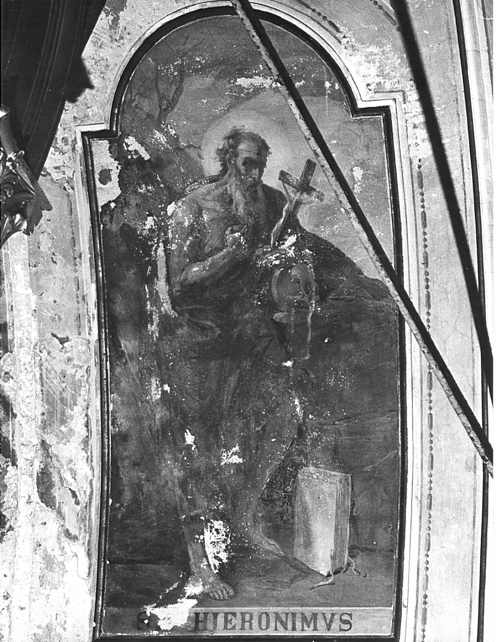 San Girolamo (dipinto, elemento d'insieme) di Rivetta Romeo (sec. XX)