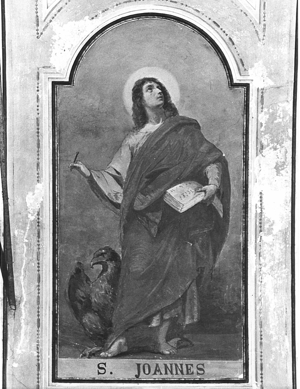 San Giovanni Evangelista (dipinto, elemento d'insieme) di Rivetta Romeo (sec. XX)