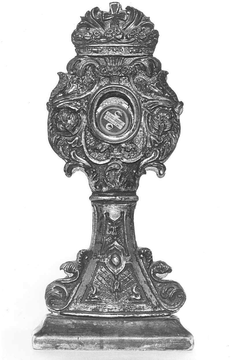 reliquiario - a ostensorio, opera isolata - bottega lombarda (sec. XIX)