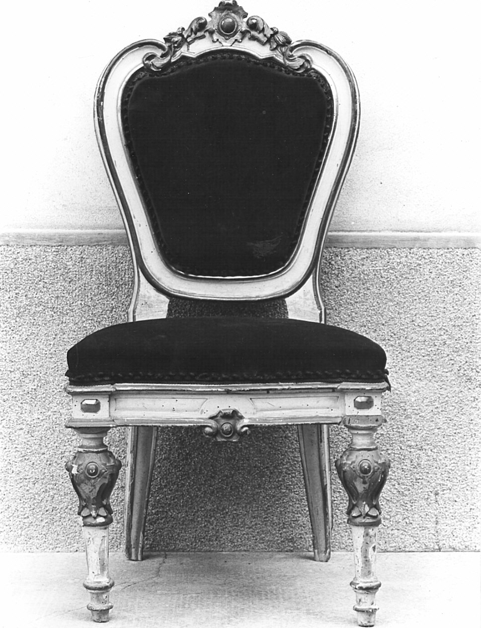 sedia, coppia - bottega lombarda (sec. XIX)