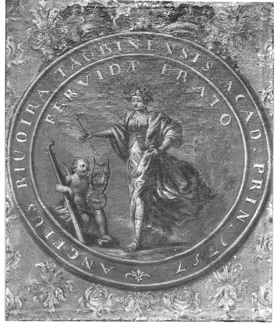 Erato (dipinto, opera isolata) - ambito lombardo (sec. XVIII)