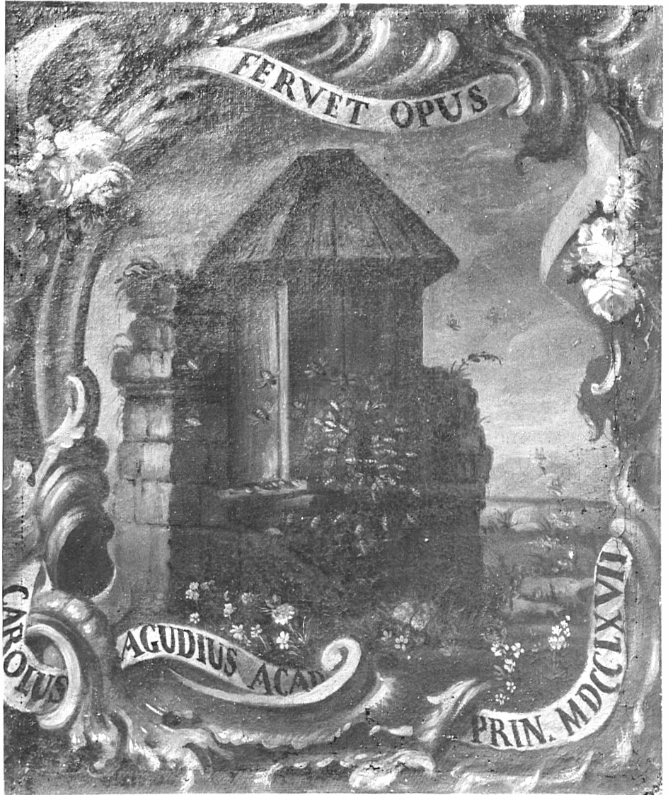 alveare (dipinto, opera isolata) - ambito lombardo (sec. XVIII)