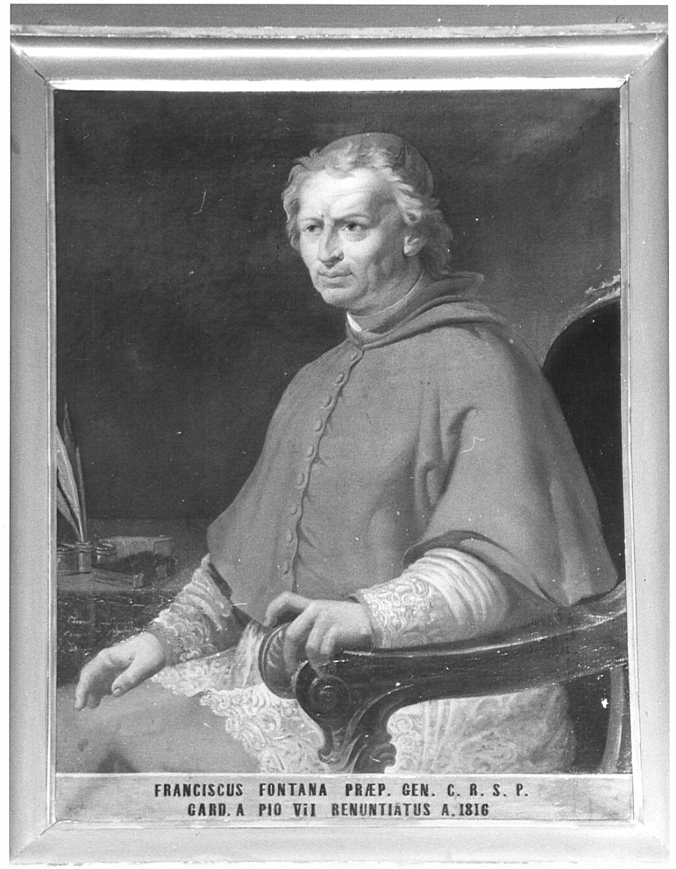 ritratto del cardinale Francesco Fontana (dipinto, opera isolata) di Ticozzi Basilio (sec. XIX)