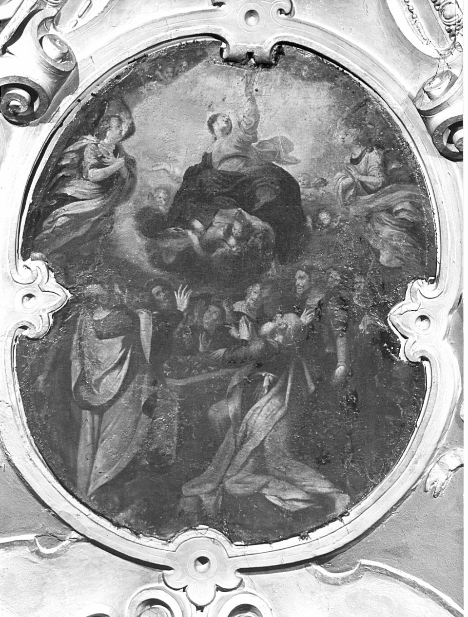 assunzione della Madonna (dipinto, elemento d'insieme) - ambito lombardo (seconda metà sec. XVII)