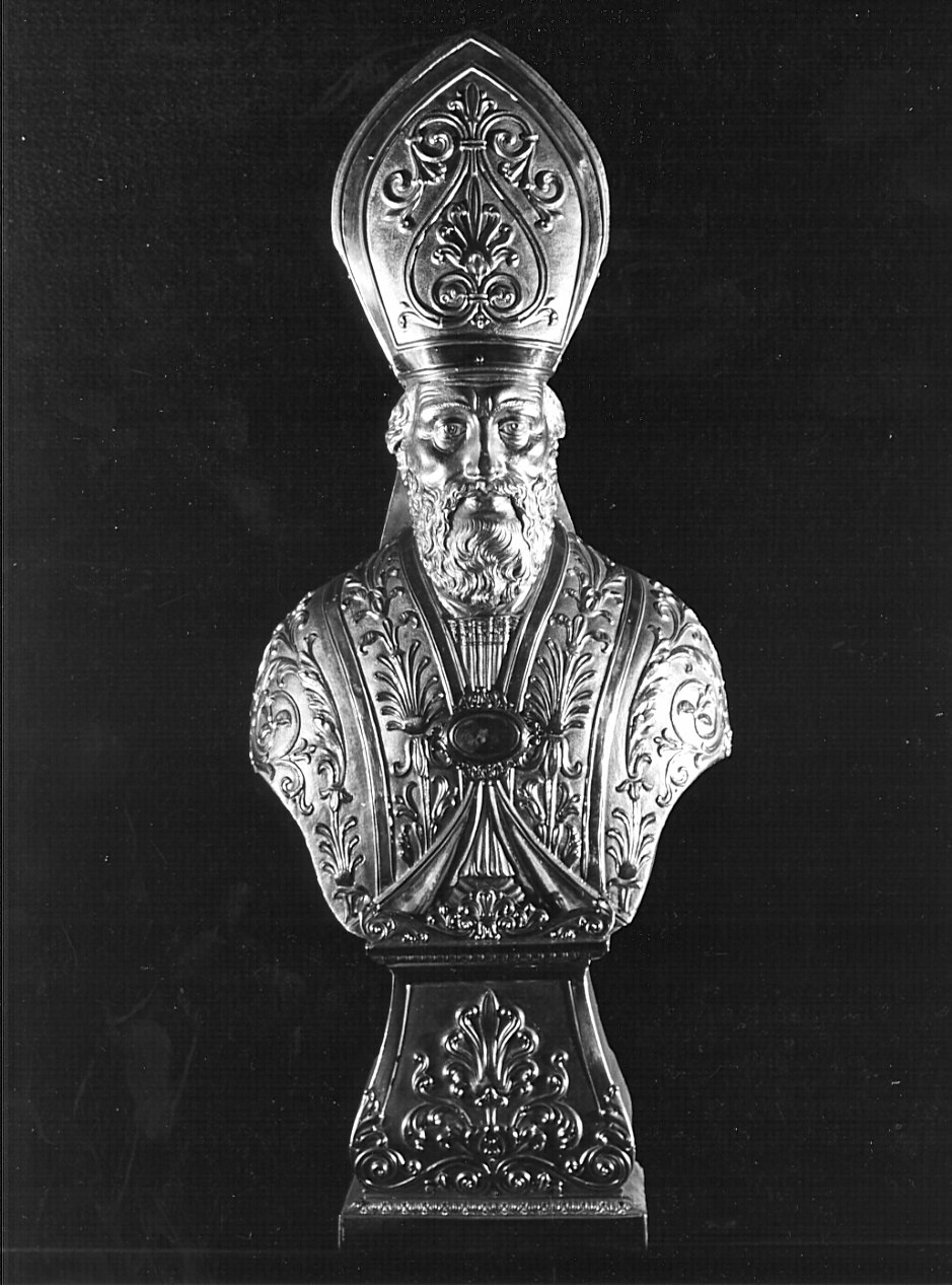 reliquiario - a busto, opera isolata - bottega lombarda (sec. XIX)