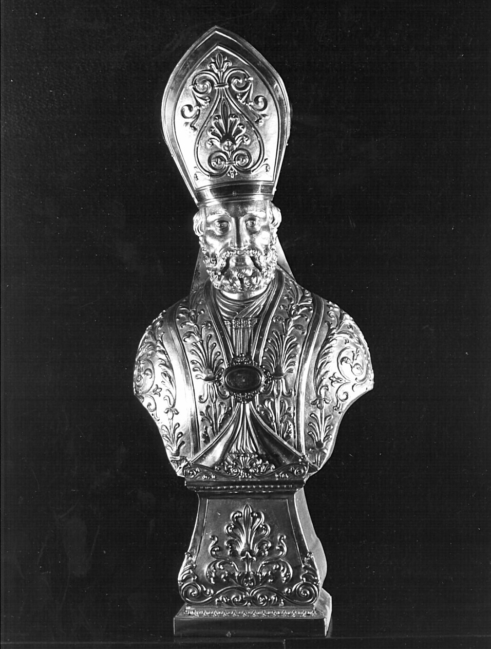 reliquiario - a busto, opera isolata - bottega lombarda (sec. XIX)