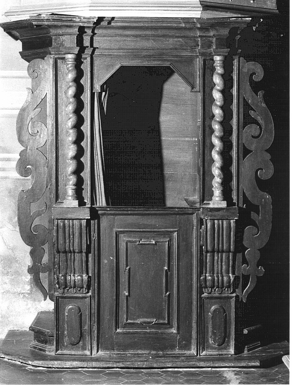 confessionale, opera isolata - bottega lombarda (sec. XVIII)