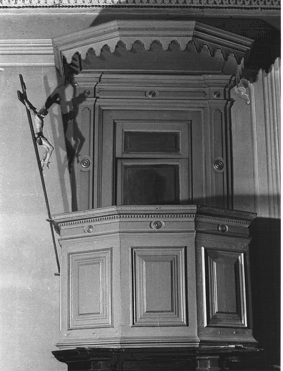 pulpito, opera isolata - bottega lombarda (sec. XIX)