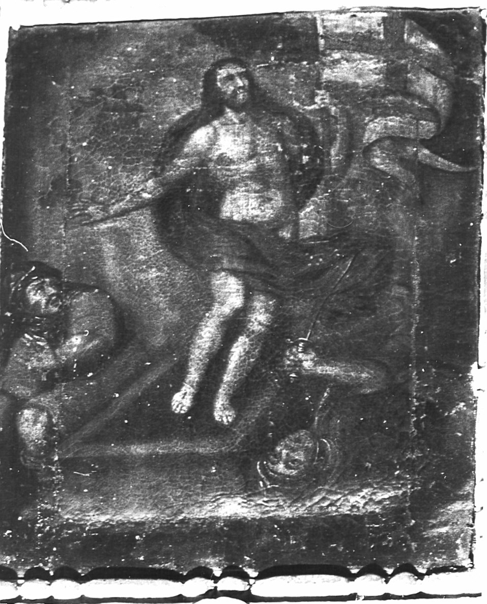 resurrezione di Cristo (dipinto, elemento d'insieme) - ambito lombardo (seconda metà sec. XVII)