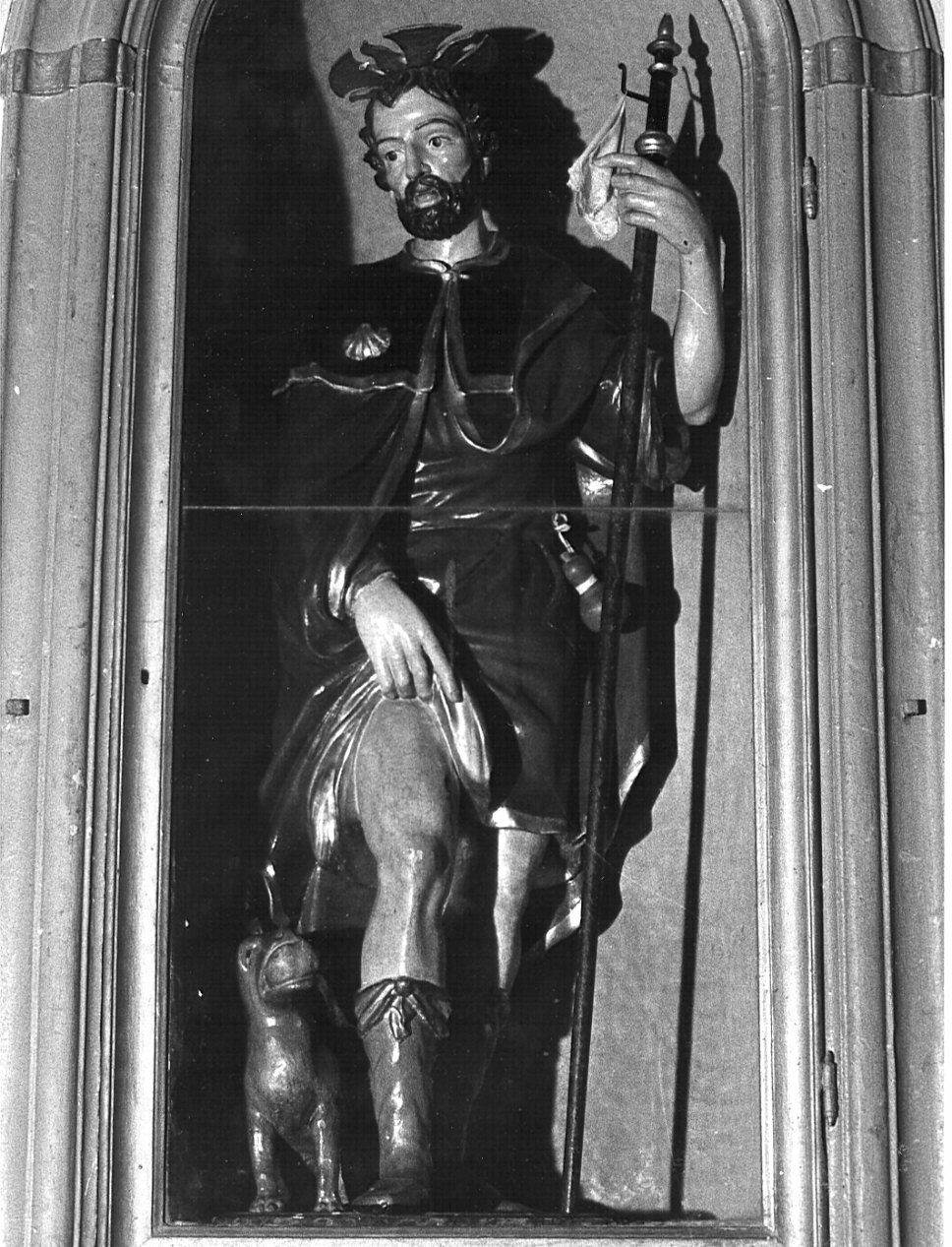 San Rocco (statua, opera isolata) - bottega lombarda (sec. XVIII)