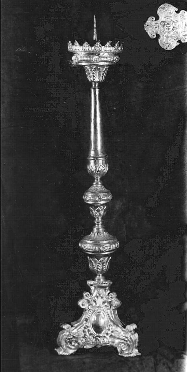 candeliere, serie - bottega lombarda (sec. XVIII)