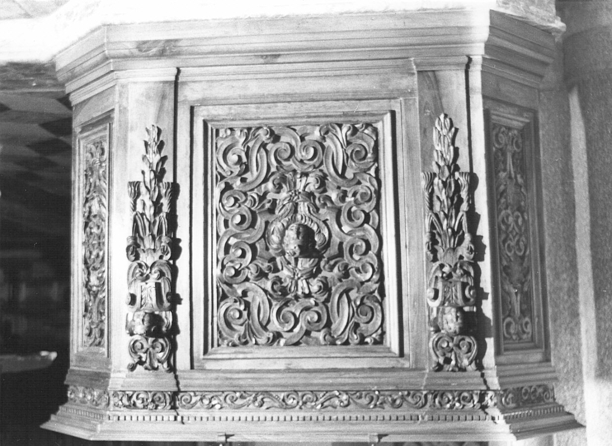 pulpito, opera isolata - bottega lombarda (sec. XIX)