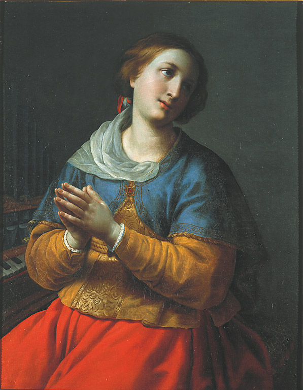 Santa Cecilia, Santa Cecilia (dipinto, opera isolata) di Turchi Alessandro detto Orbetto (sec. XVII)