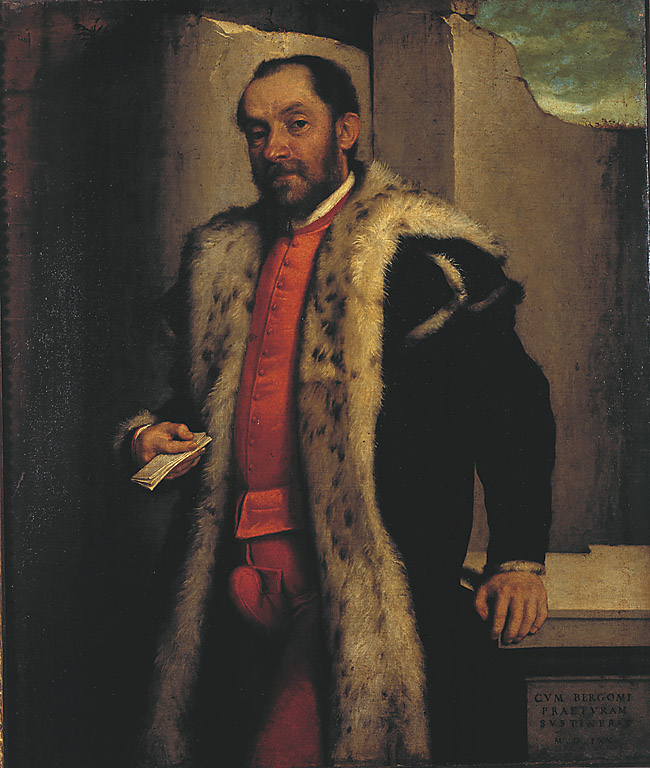 Ritratto di Antonio Navagero, ritratto d'uomo (dipinto, opera isolata) di Moroni Giovan Battista (sec. XVI)