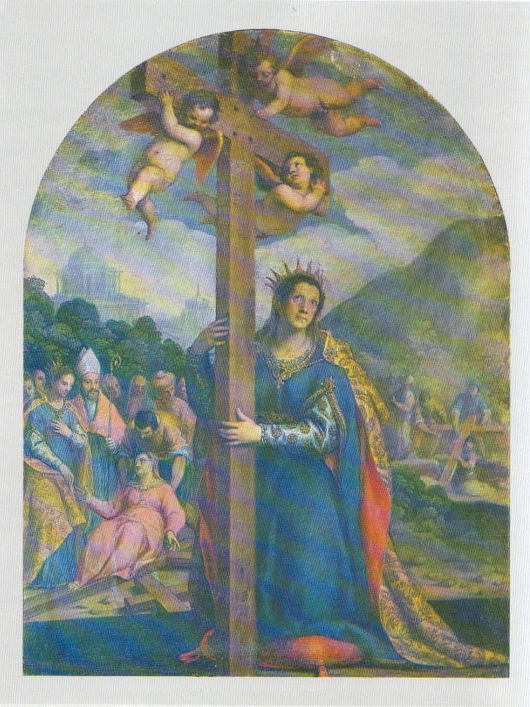 L'invenzione della Croce, ritrovamento della vera croce (dipinto, opera isolata) di Ingoli Matteo (secc. XVI/ XVII)