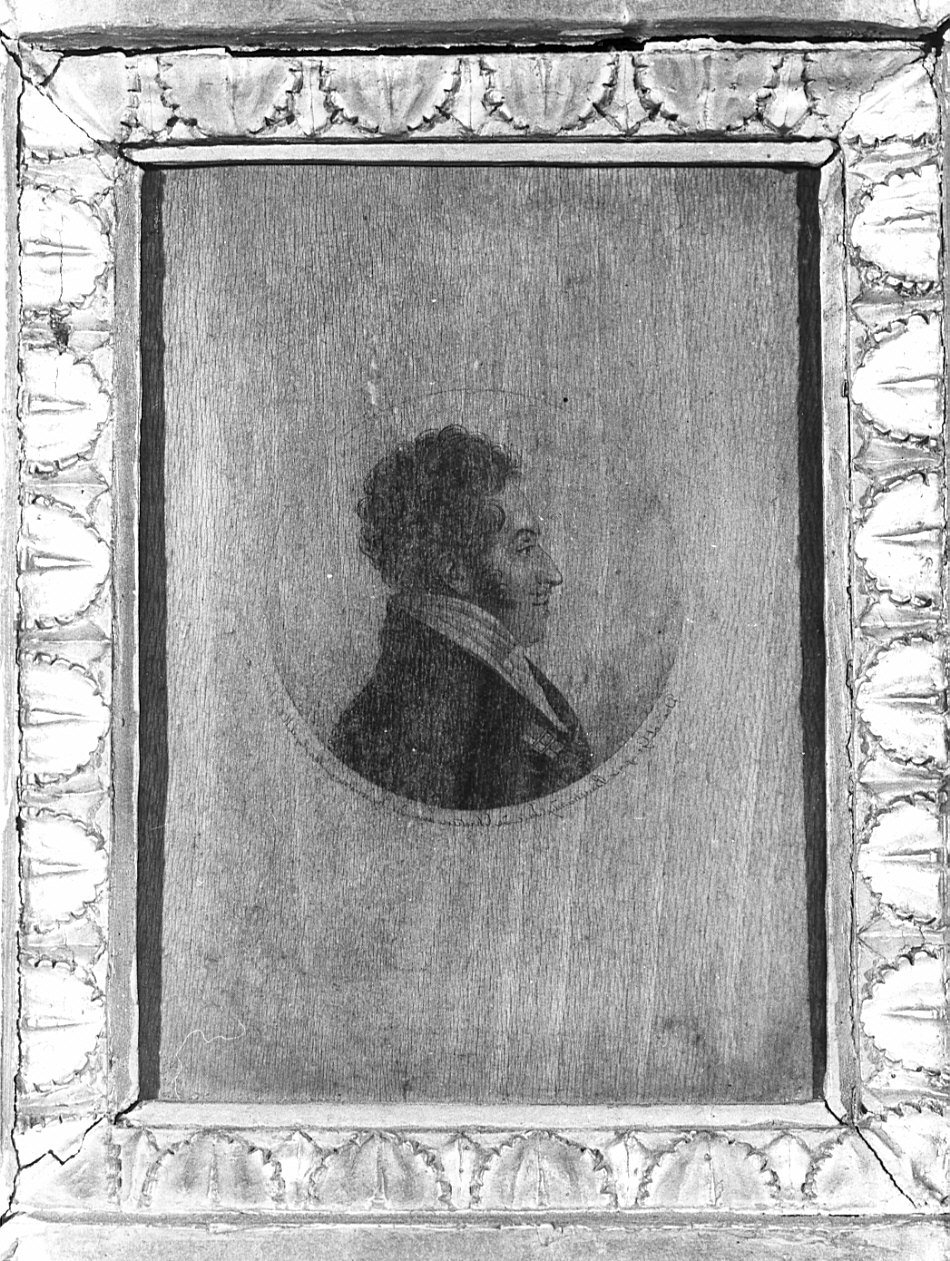 ritratto d'uomo (stampa) di Uboldo Ambrogio (sec. XIX)