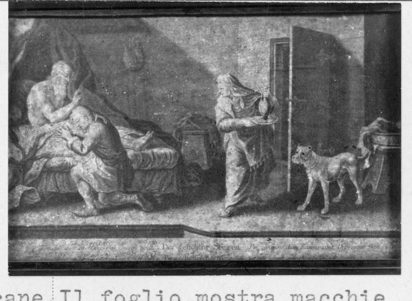 Giacobbe visita Isacco (stampa) di Rugendas Georg Philipp (attribuito) (fine/inizio secc. XVII/ XVIII)