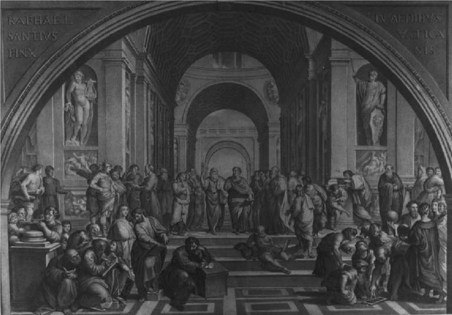 Scuola di Atene (stampa) di Volpato Giovanni (sec. XIX)