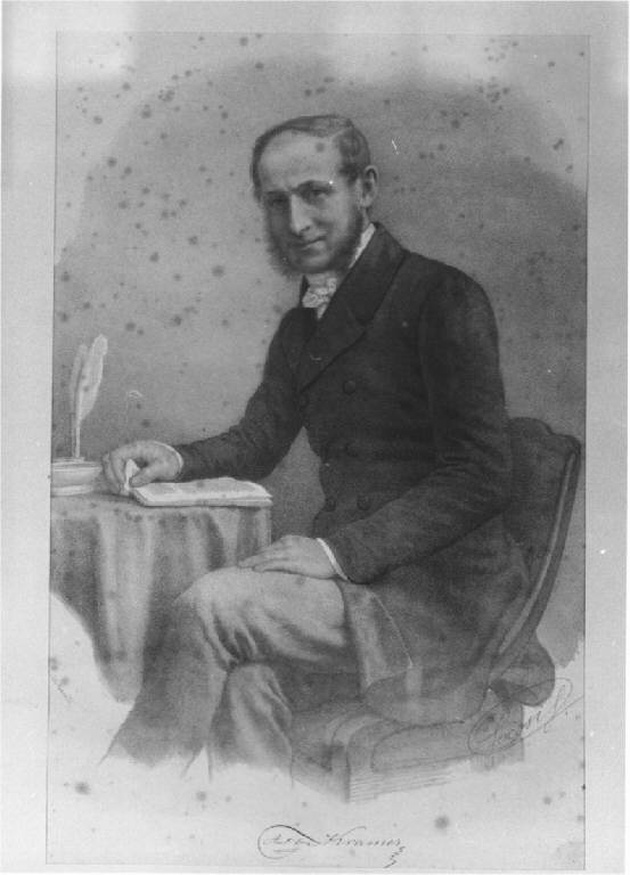 ritratto di Giovan Antonio de Kramer (stampa) di Focosi Roberto (sec. XIX)