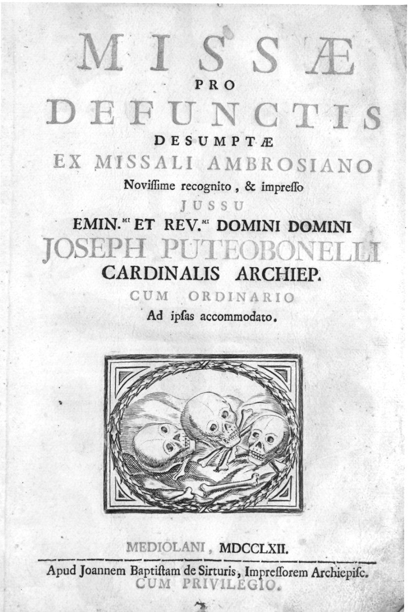 teschi (stampa) - ambito lombardo (sec. XVIII)