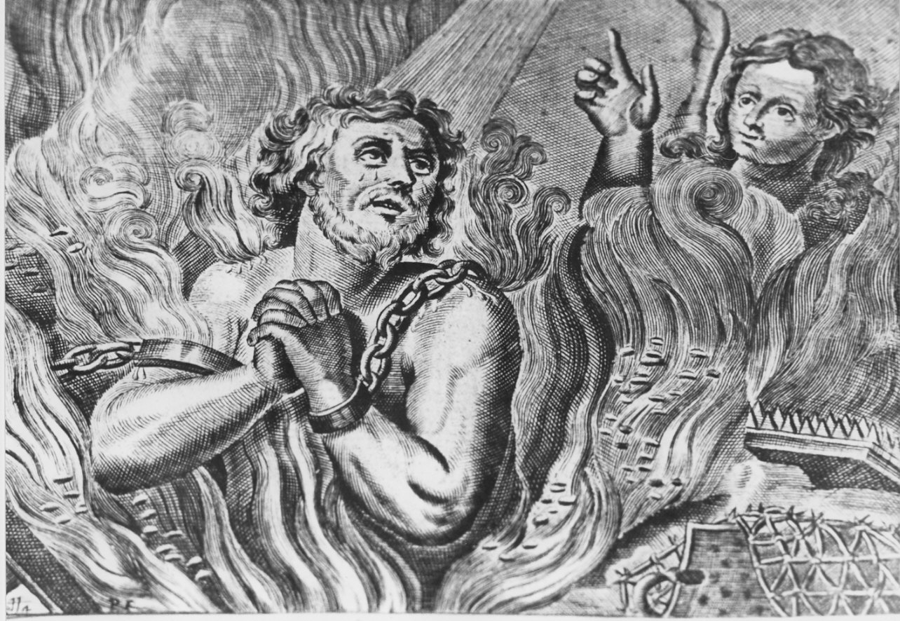 Santo martire (stampa) - ambito lombardo (sec. XVII)