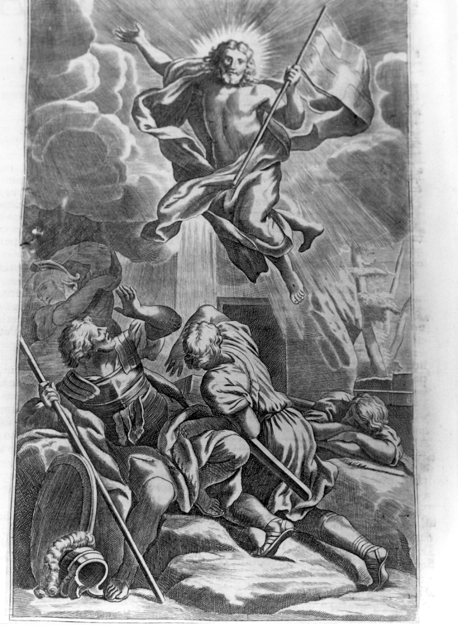 resurrezione di Cristo (stampa) - ambito lombardo (sec. XVIII)