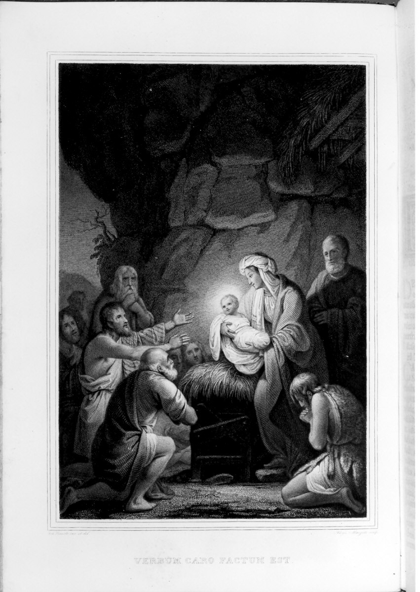 natività di Gesù (stampa) di Busato Giovanni, Margotti Luigi (sec. XIX)