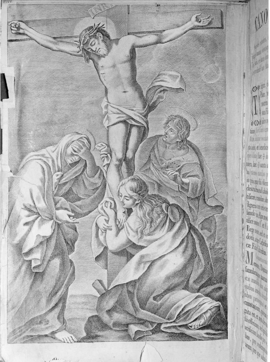 crocifissione di Cristo (stampa) di Gilardi Pietro, Bianchi Gaetano (sec. XVIII)