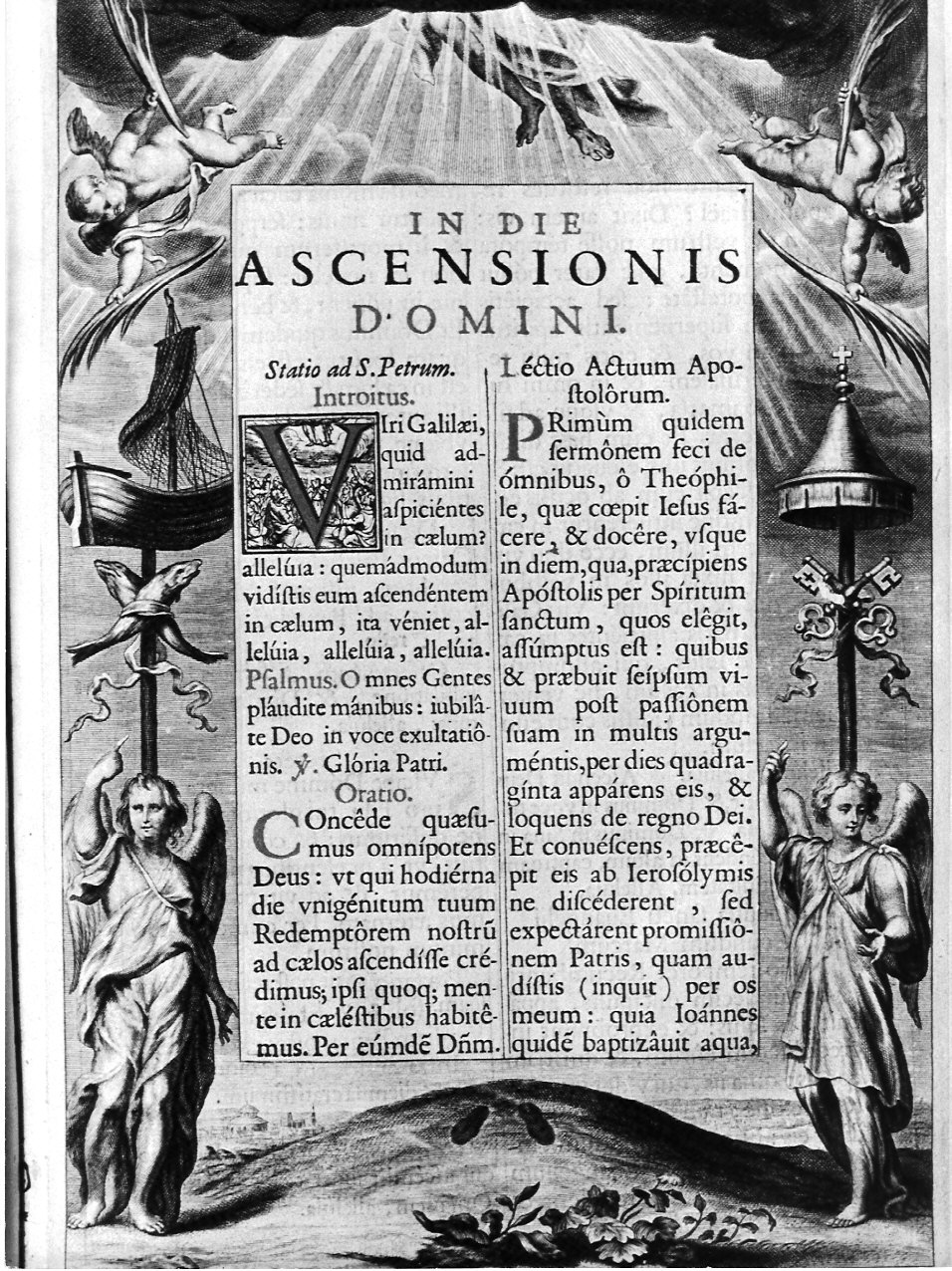 ASCENSIONE DI CRISTO (stampa, elemento d'insieme) di Galle Cornelis il Giovane (attribuito) (sec. XVII)
