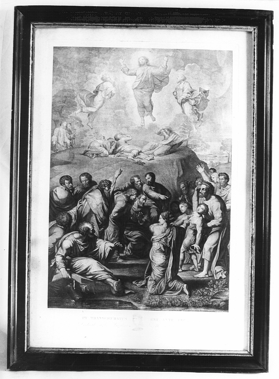 Trasfigurazione (stampa) di Angeli Alessandro (sec. XIX)