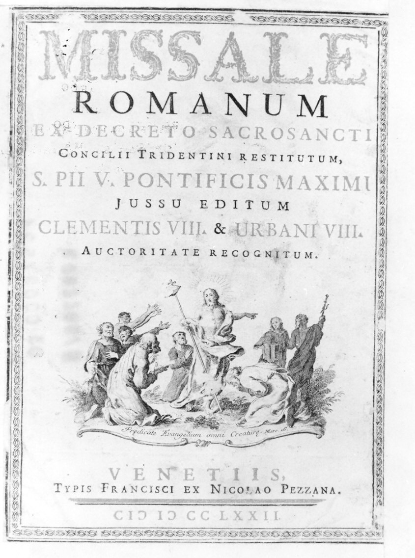 preghiera di Cristo per gli apostoli (stampa, elemento d'insieme) di Rossi Andrea, Pitteri Marco Alvise (sec. XVIII)