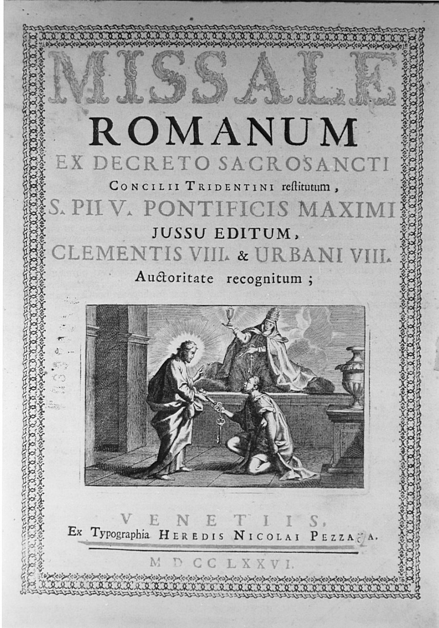 Missale Romanum, storie della vita di Maria Vergine e di Cristo (stampa, serie) - ambito veneziano (?) (sec. XVIII)